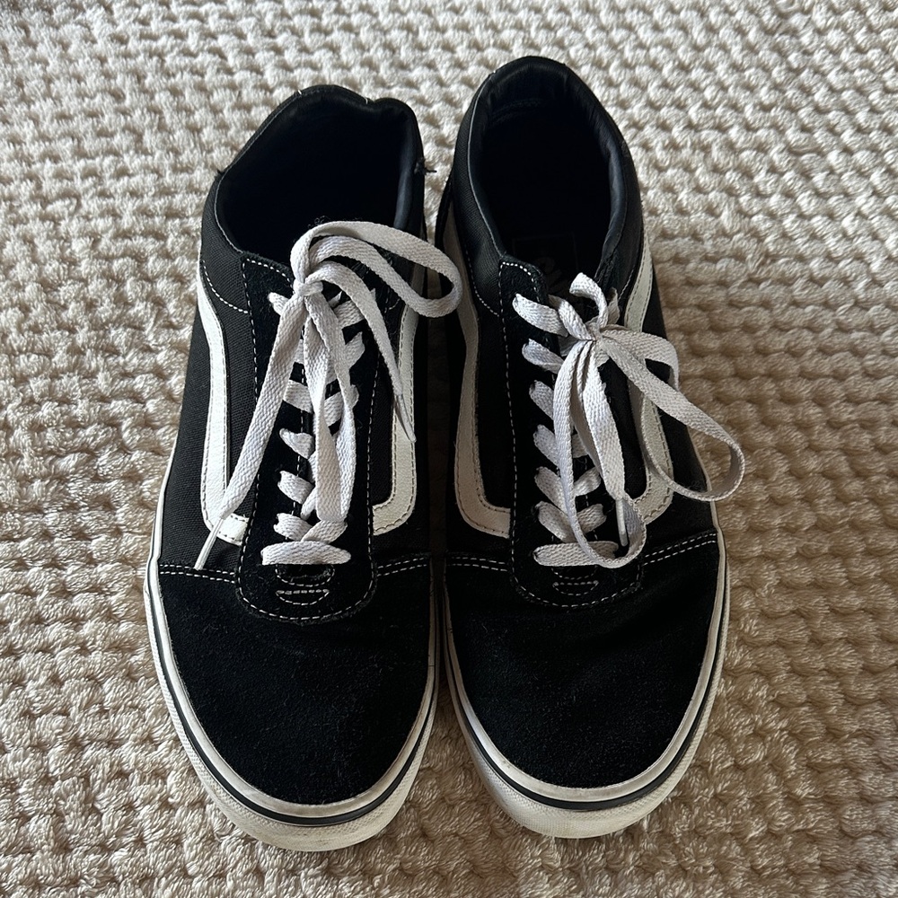 Vans Black and White Sneakers